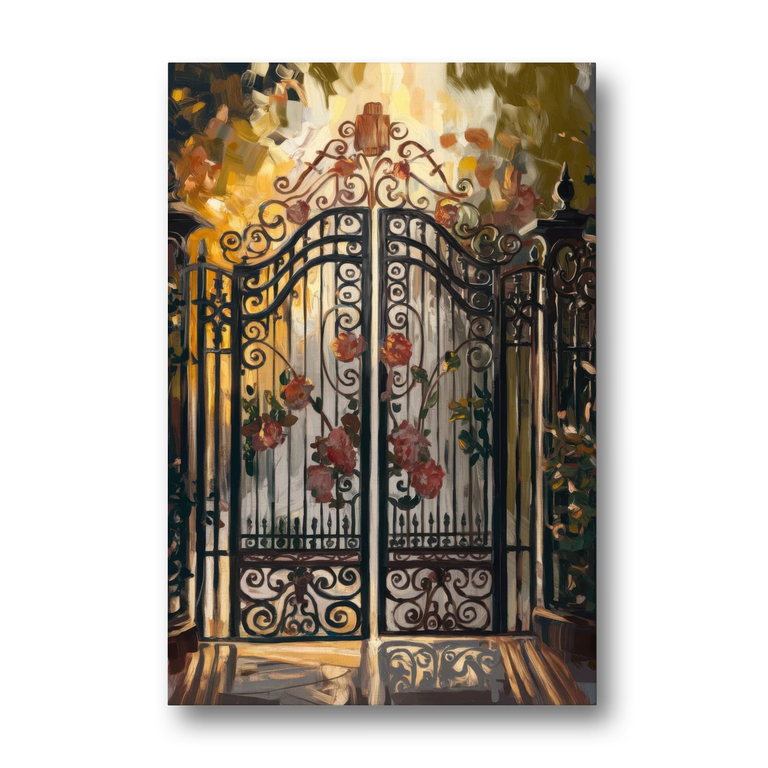 Charleston Iconic Gates - Canvas Wall Art - Front