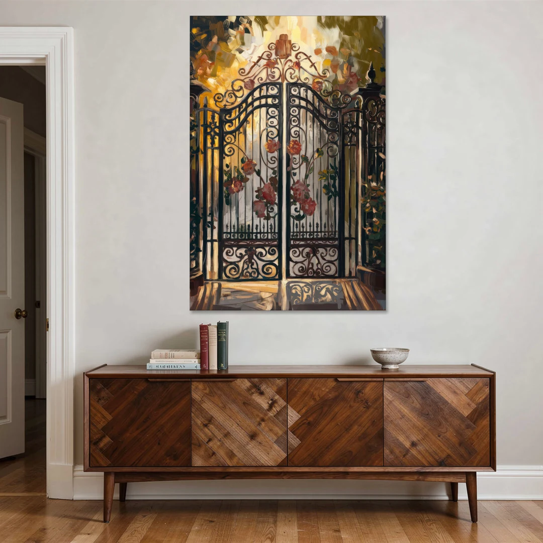 Charleston Iconic Gates - Canvas Wall Art - Coffee Table - 40x60