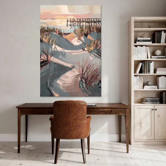 Chesapeake Bay Tranquility - Canvas Wall Art - Office - 40x60