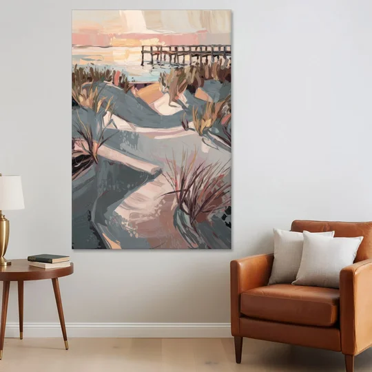 Chesapeake Bay Tranquility - Canvas Wall Art - Sofa - 40x60