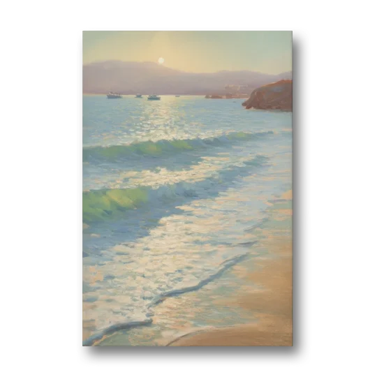 Chileno Bay Waters - Canvas Wall Art - Front