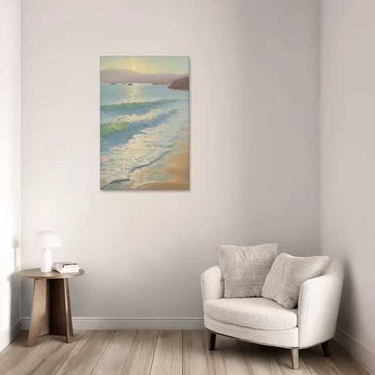 Chileno Bay Waters - Canvas Wall Art - Sofa - 24x36