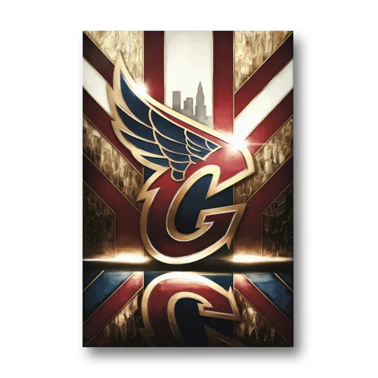 Cleveland Guardians Tribute - Canvas Wall Art - Front