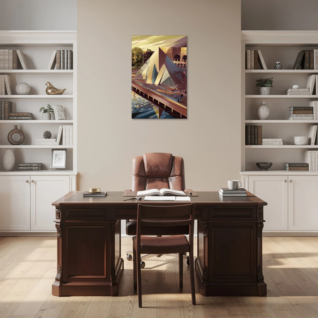 Cleveland Rock and Roll Hall of Fame - Canvas Wall Art - Office - 24x36