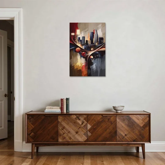 Cleveland Sports Team Spirit - Canvas Wall Art - Coffee Table - 24x36