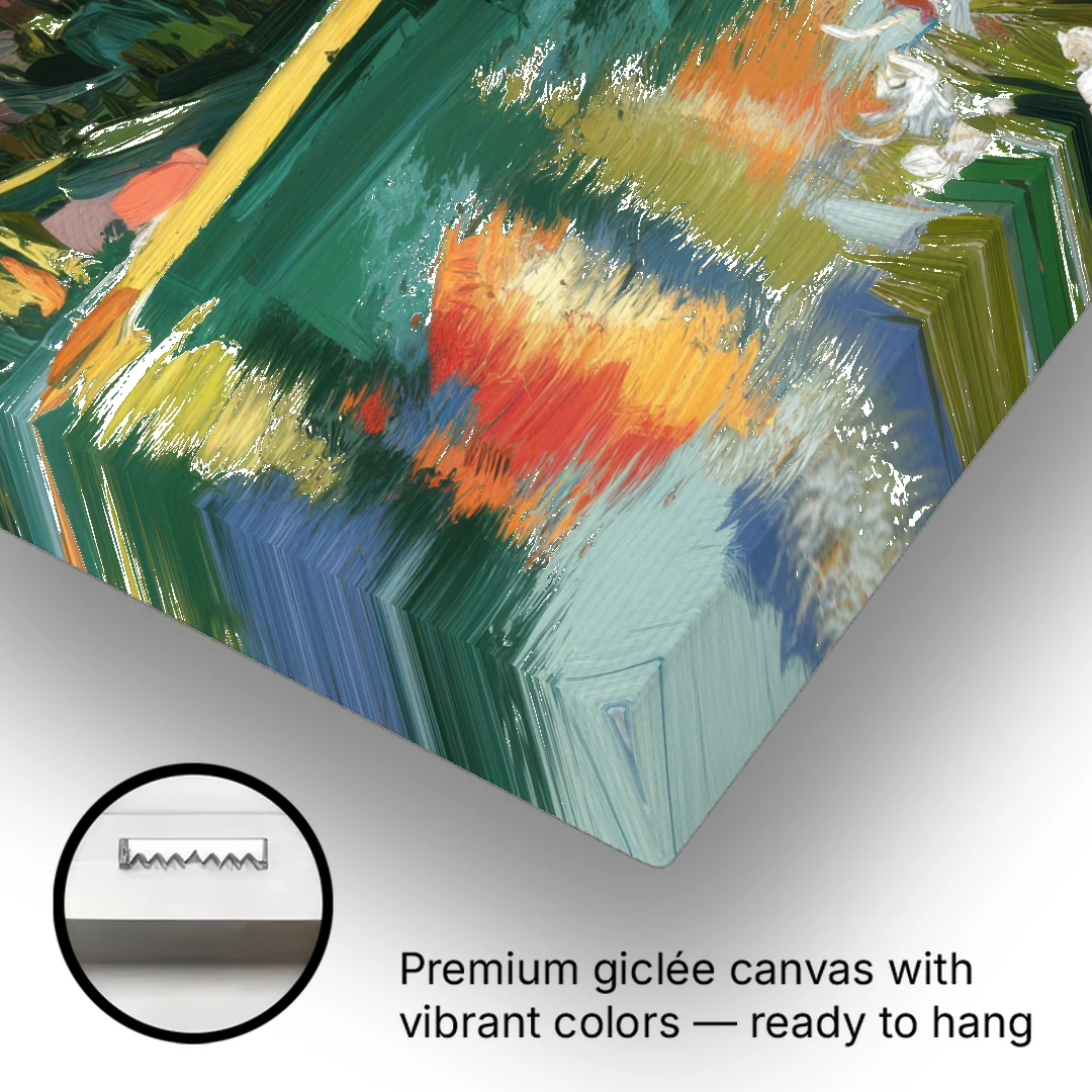 Colorado Springs Rocky Mountain Beauty - Canvas Wall Art - Gallery Wrap Corner