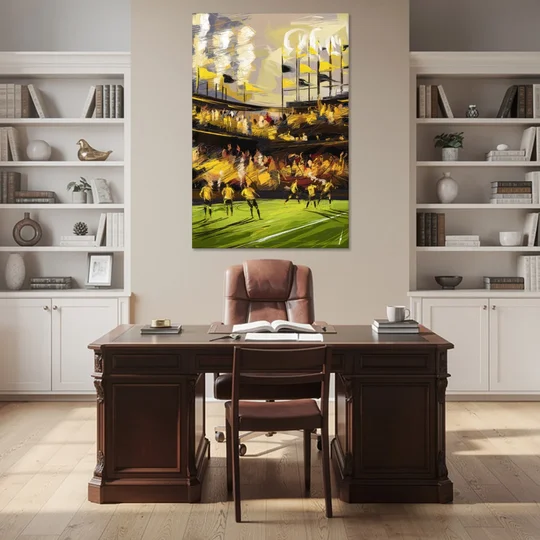 Columbus Crew Soccer Spirit - Canvas Wall Art - Office - 40x60