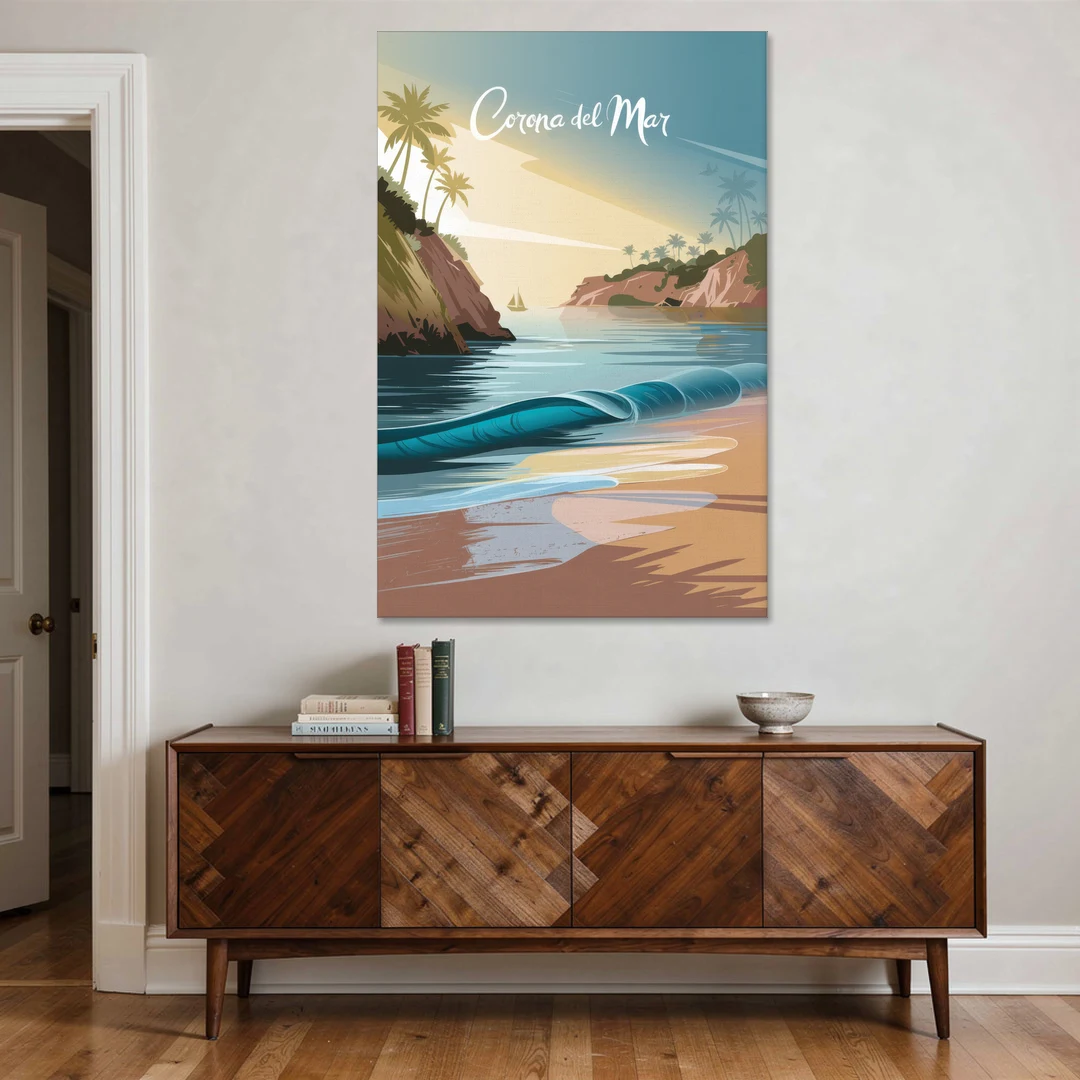 Corona Beach Vibes - Canvas Wall Art - Coffee Table - 40x60
