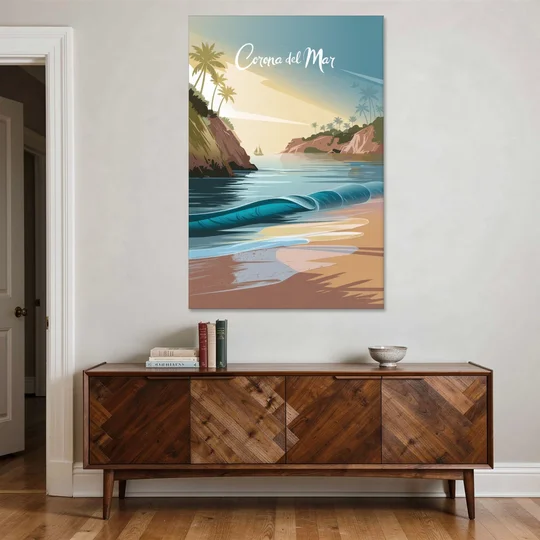 Corona Beach Vibes - Canvas Wall Art - Coffee Table - 40x60