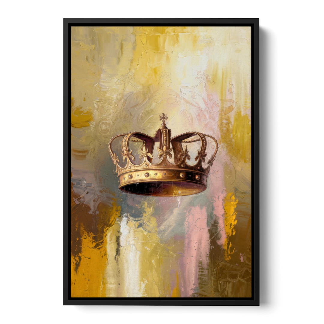 Corona Golden Hour - Black Framed Canvas Wall Art - Front