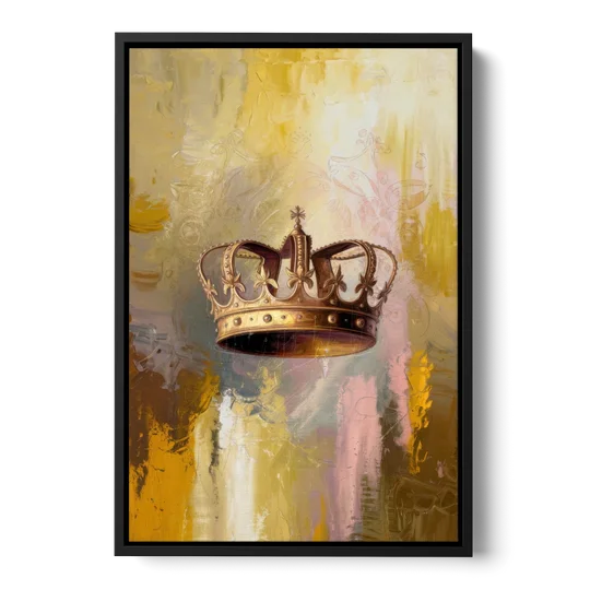 Corona Golden Hour - Black Framed Canvas Wall Art - Front