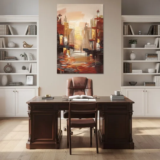Corona Serene Landscape - Canvas Wall Art - Office - 40x60