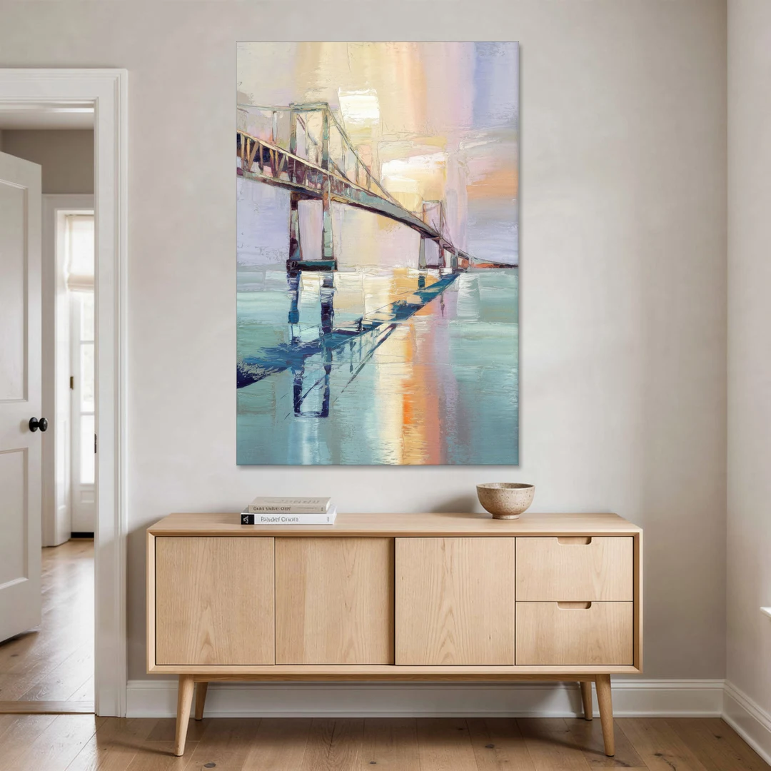 Corpus Christi Harbor Bridge - Canvas Wall Art - Coffee Table - 40x60