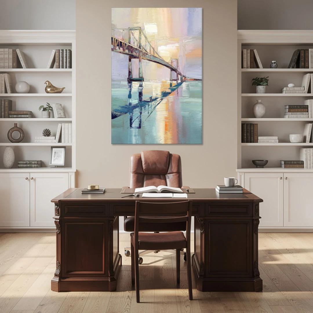 Corpus Christi Harbor Bridge - Canvas Wall Art - Office - 40x60