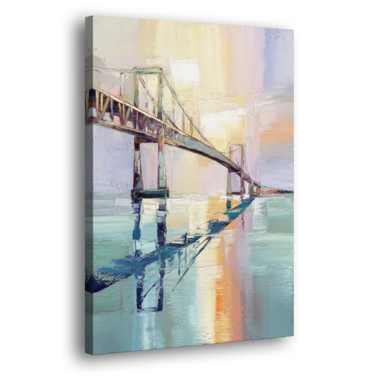 Corpus Christi Harbor Bridge - Canvas Wall Art - Side