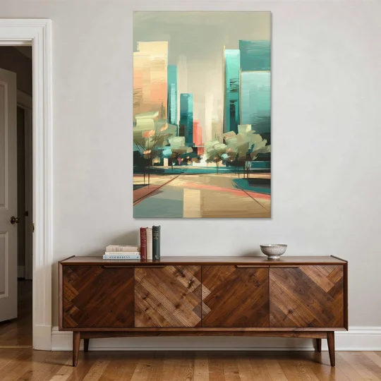 Dallas Arts District - Canvas Wall Art - Coffee Table - 40x60
