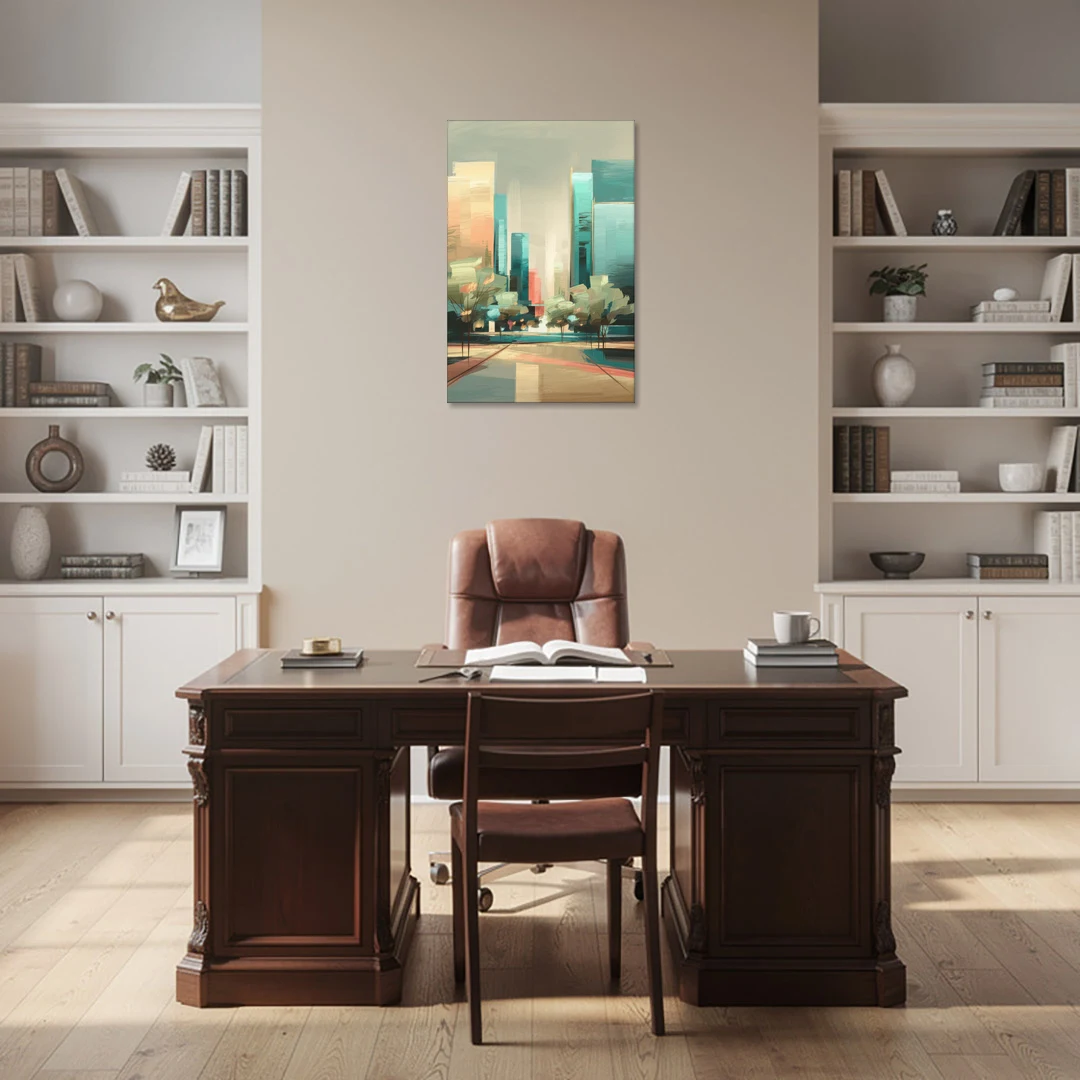 Dallas Arts District - Canvas Wall Art - Office - 24x36