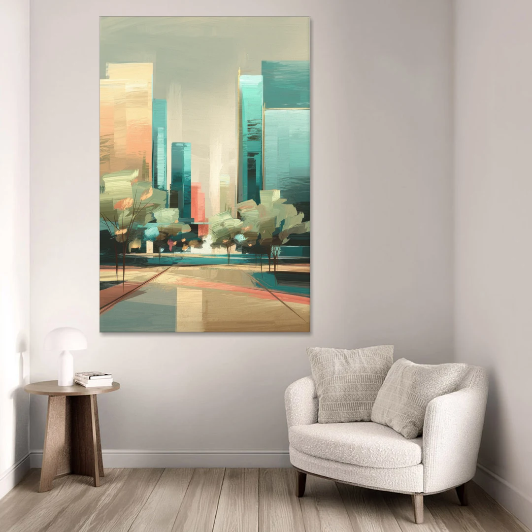 Dallas Arts District - Canvas Wall Art - Sofa - 40x60