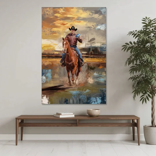 Dallas Cowboy Culture - Canvas Wall Art - Coffee Table - 40x60