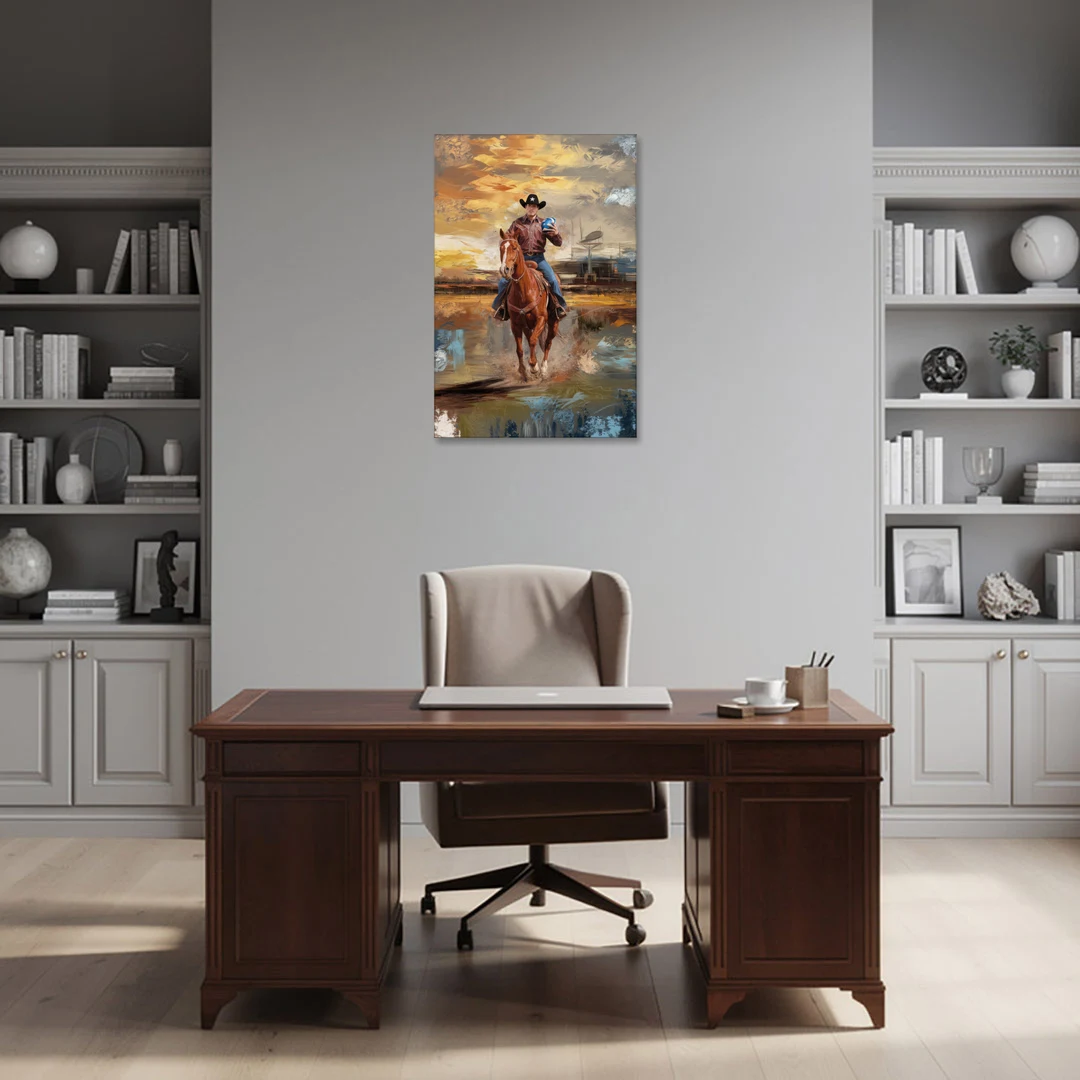 Dallas Cowboy Culture - Canvas Wall Art - Office - 24x36