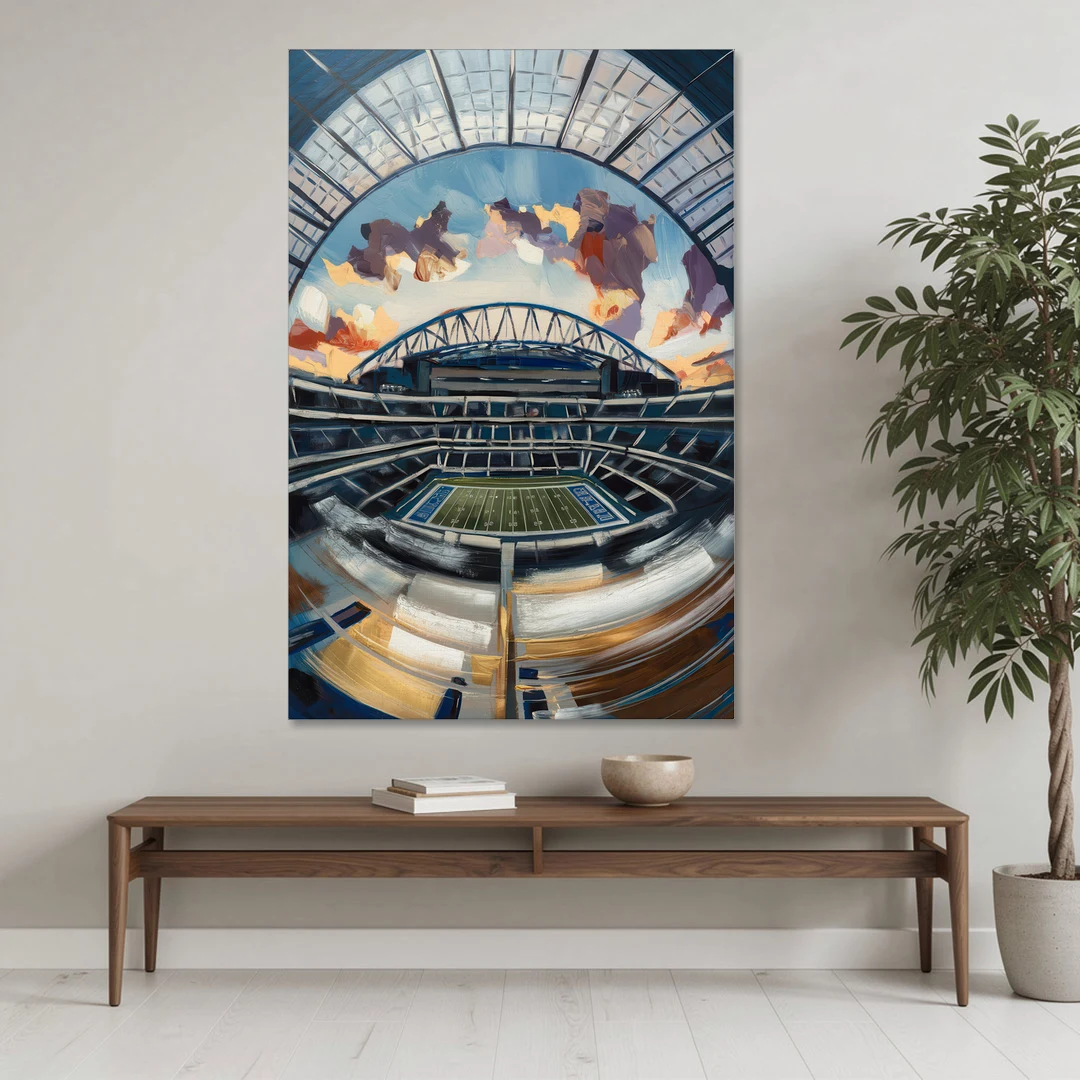 Dallas Cowboys Stadium - Canvas Wall Art - Coffee Table - 40x60