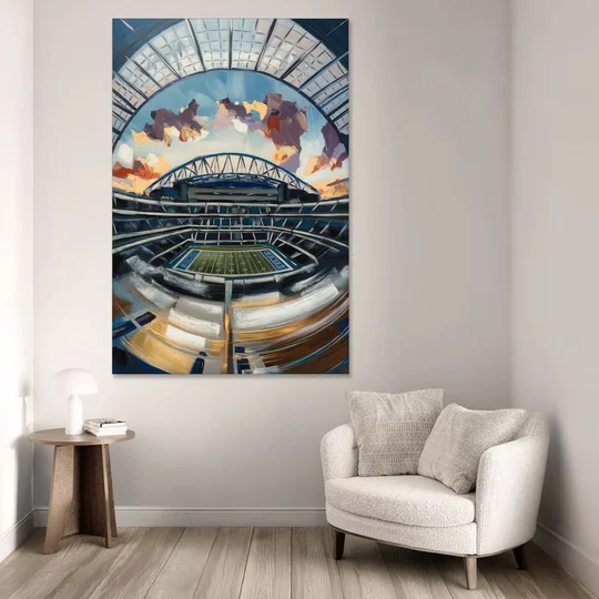Dallas Cowboys Stadium - Canvas Wall Art - Sofa - 40x60