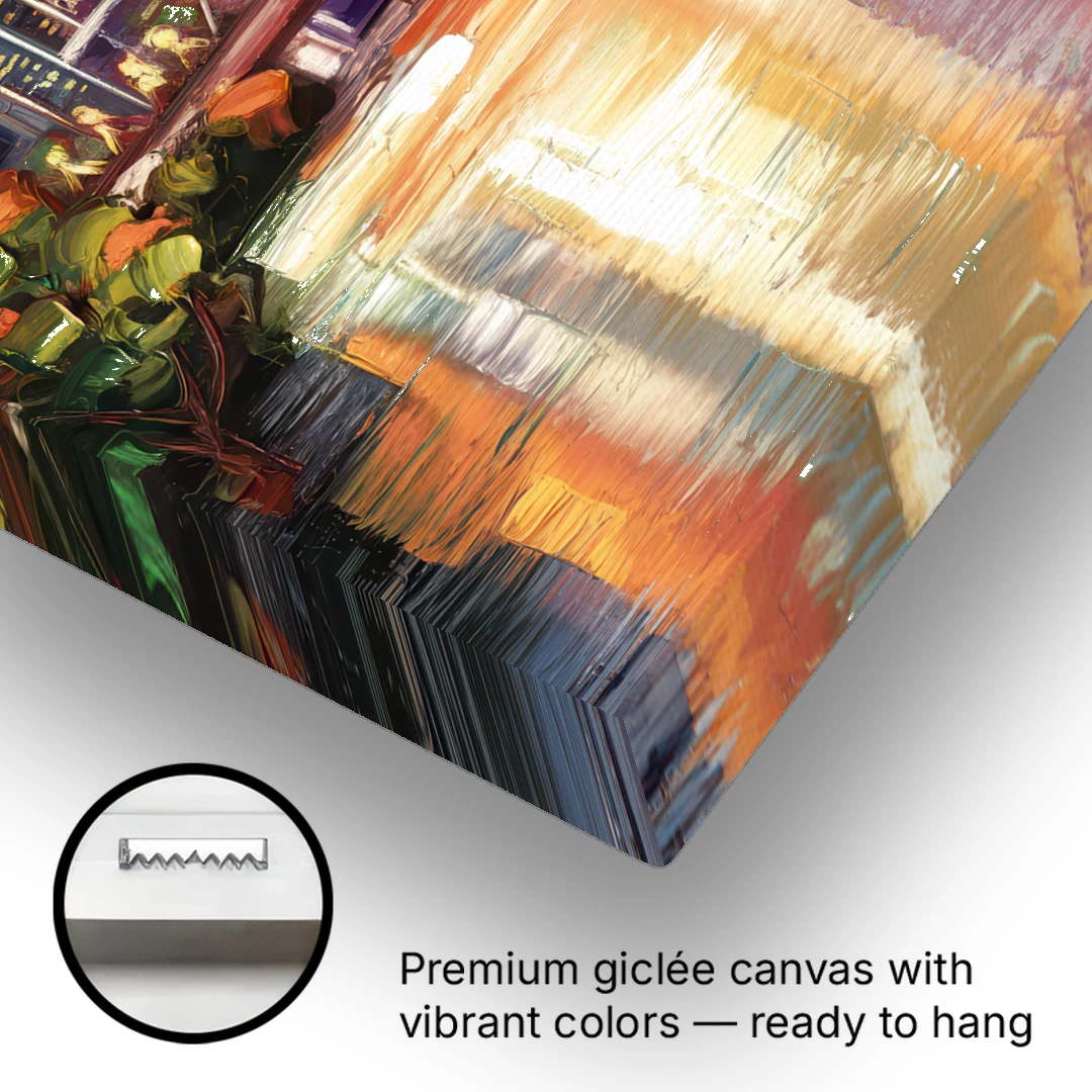 Dallas Cultural Heritage - Canvas Wall Art - Gallery Wrap Corner