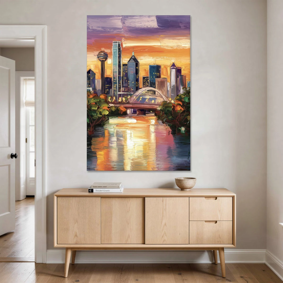 Dallas Cultural Heritage - Canvas Wall Art - Coffee Table - 40x60