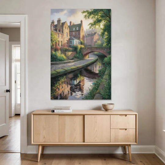 Dean Village Charm - Canvas Wall Art - Coffee Table - 40x60