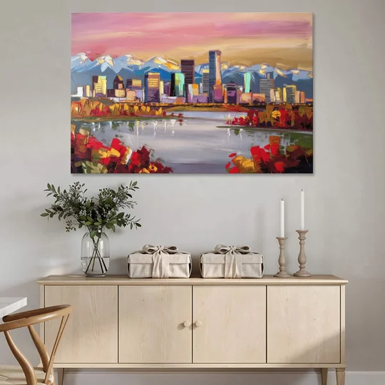 Denver Art Museum Highlights - Canvas Wall Art - Coffee Table - 60x40