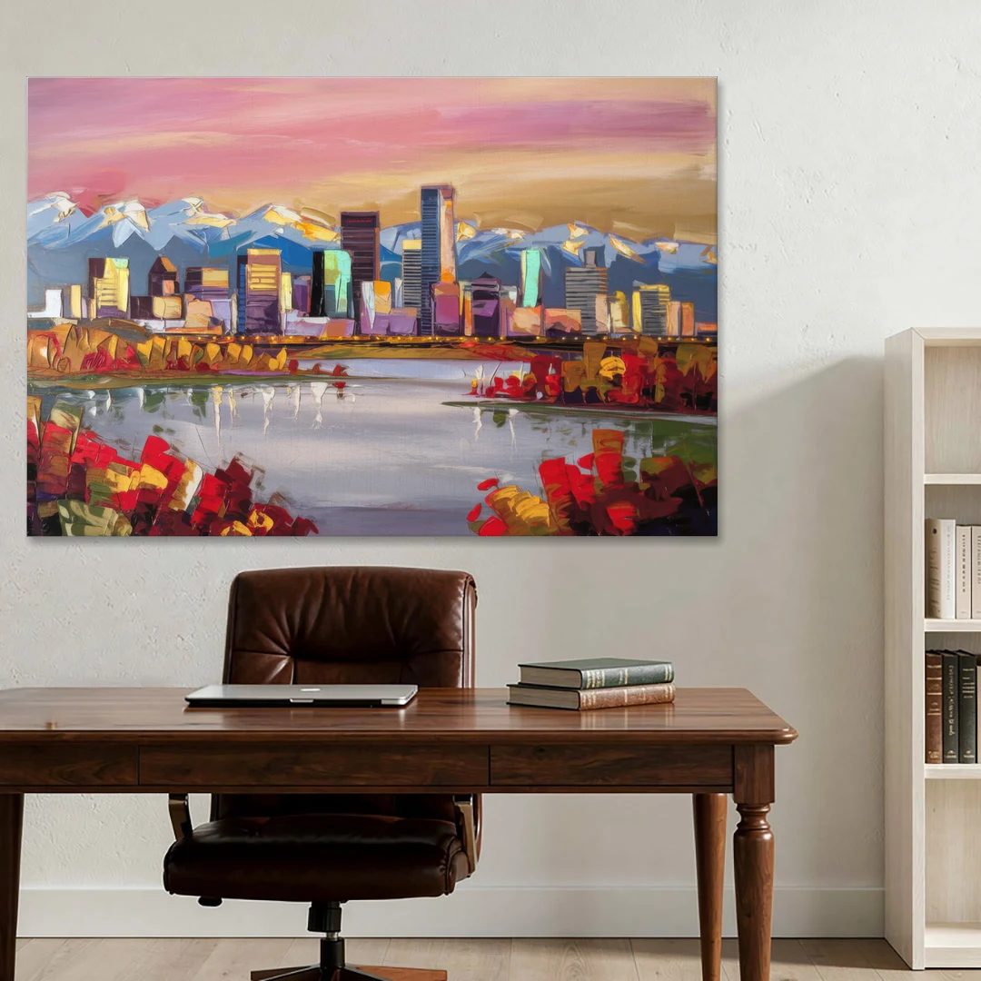 Denver Art Museum Highlights - Canvas Wall Art - Office - 60x40