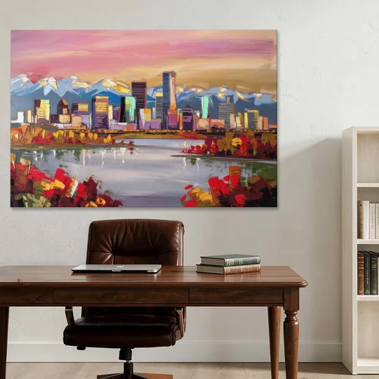 Denver Art Museum Highlights - Canvas Wall Art - Office - 60x40