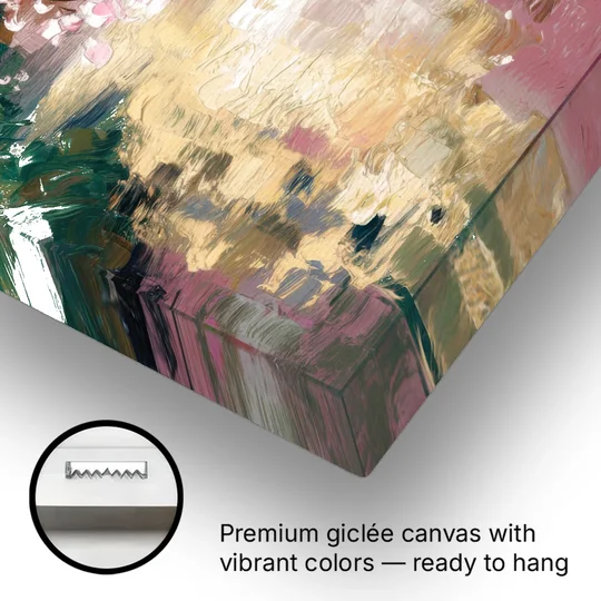 Denver Cherry Creek Charm - Canvas Wall Art - Gallery Wrap Corner