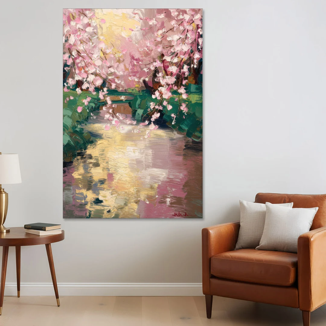 Denver Cherry Creek Charm - Canvas Wall Art - Sofa - 40x60