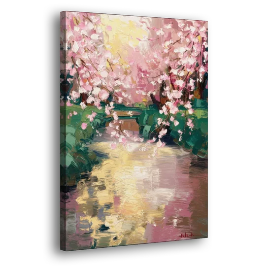 Denver Cherry Creek Charm - Canvas Wall Art - Side