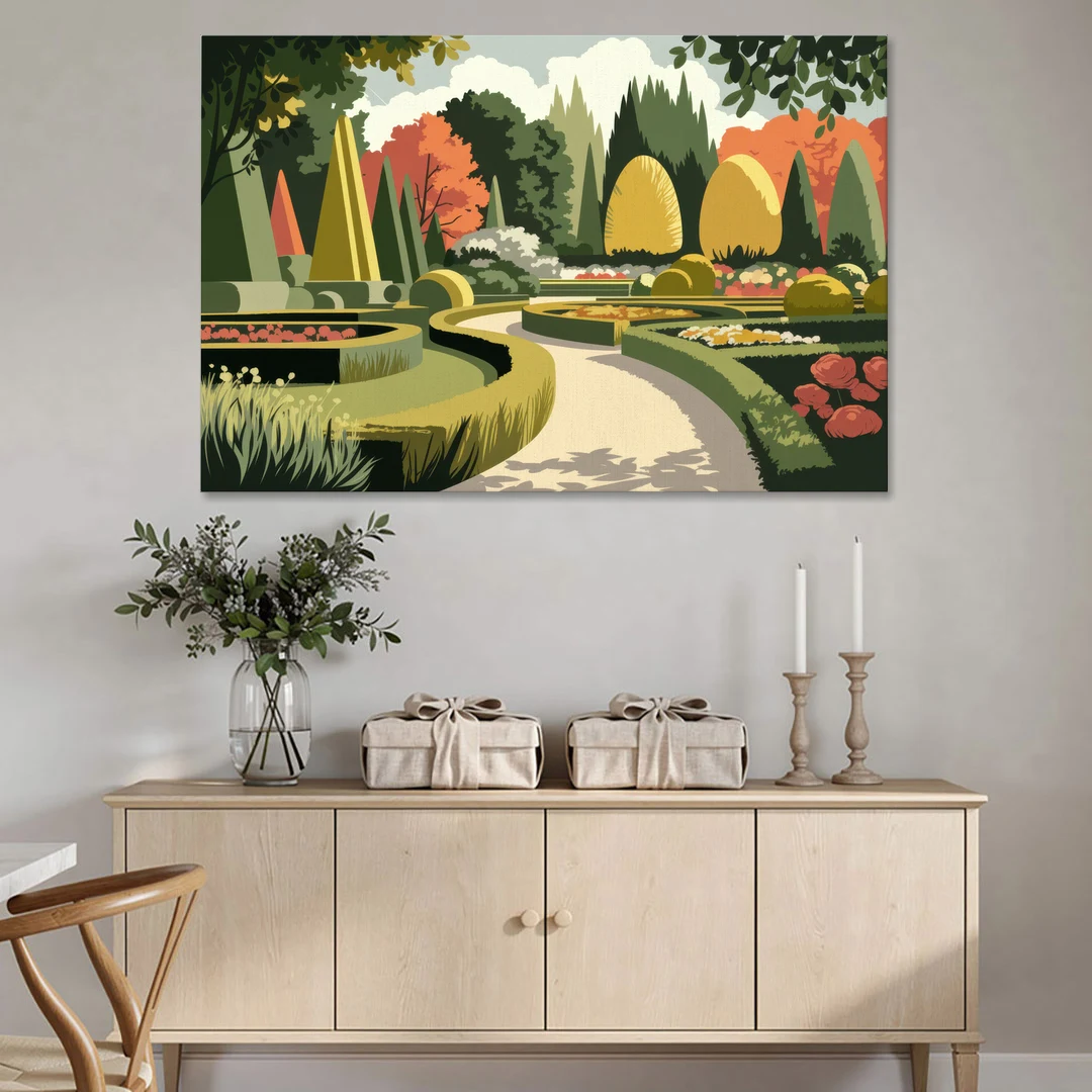 Des Moines Arboretum Views - Canvas Wall Art - Coffee Table - 60x40