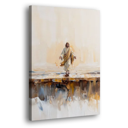 Divine Christian Moment - Canvas Wall Art - Side