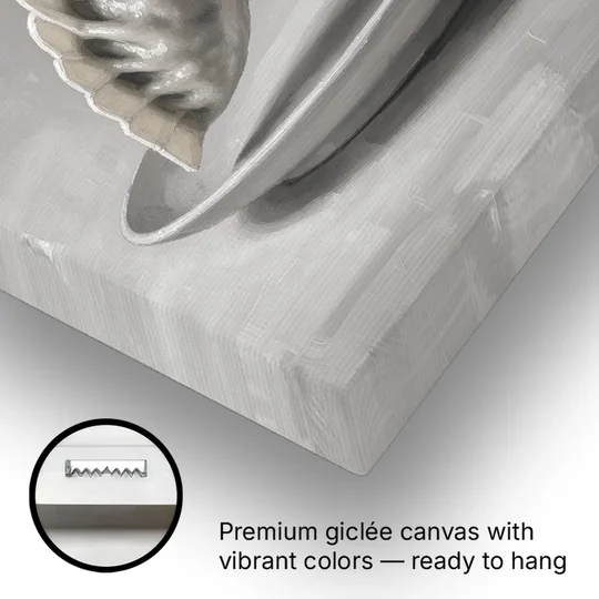 Dumpling Painting with Chopsticks and Steam - Canvas Wall Art - Gallery Wrap Corner