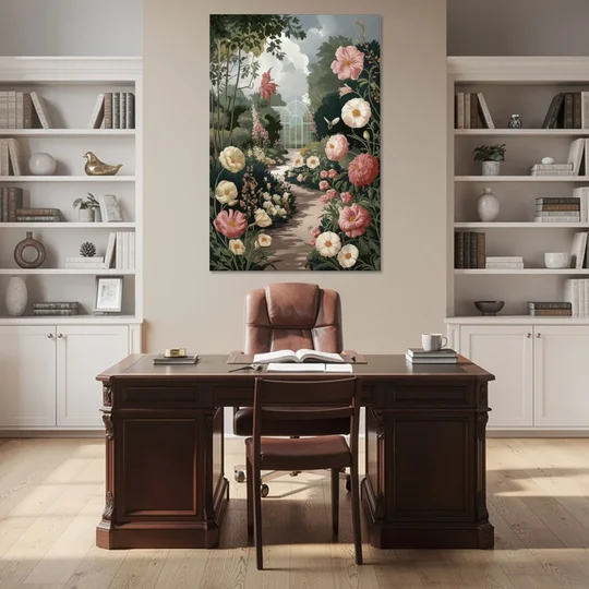 Dunedin Botanical Gardens - Canvas Wall Art - Office - 40x60