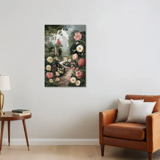 Dunedin Botanical Gardens - Canvas Wall Art - Sofa - 24x36