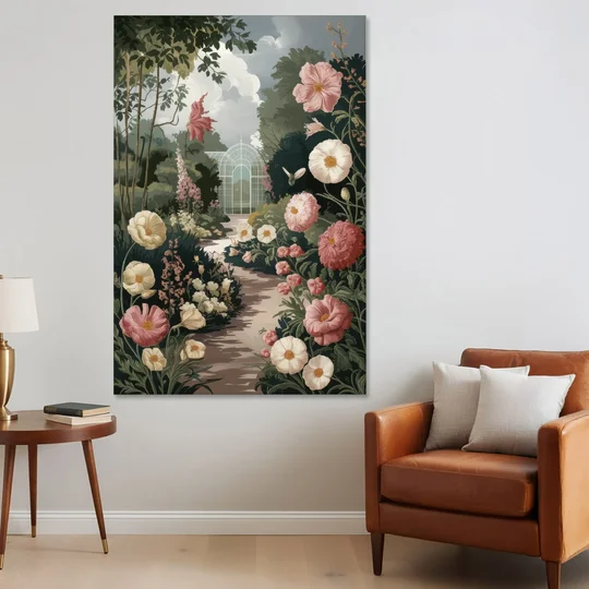 Dunedin Botanical Gardens - Canvas Wall Art - Sofa - 40x60