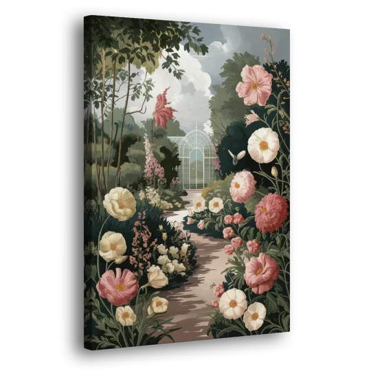 Dunedin Botanical Gardens - Canvas Wall Art - Side
