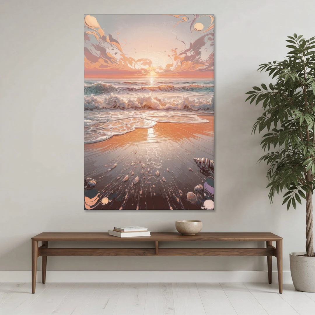 Dunedin Coastal Sunrise - Canvas Wall Art - Coffee Table - 40x60
