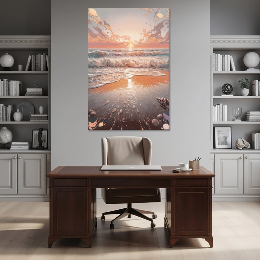Dunedin Coastal Sunrise - Canvas Wall Art - Office - 40x60