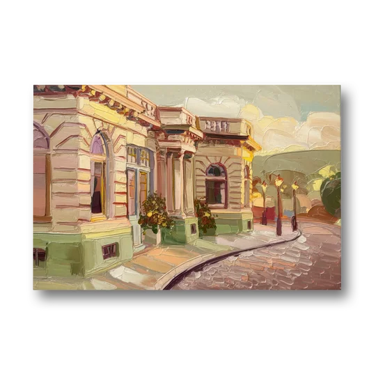 Dunedin Historic Architecture - Canvas Wall Art - Front