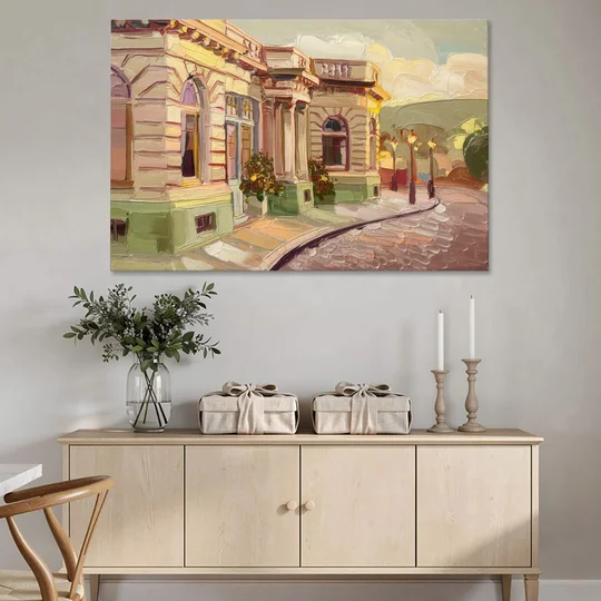 Dunedin Historic Architecture - Canvas Wall Art - Coffee Table - 60x40