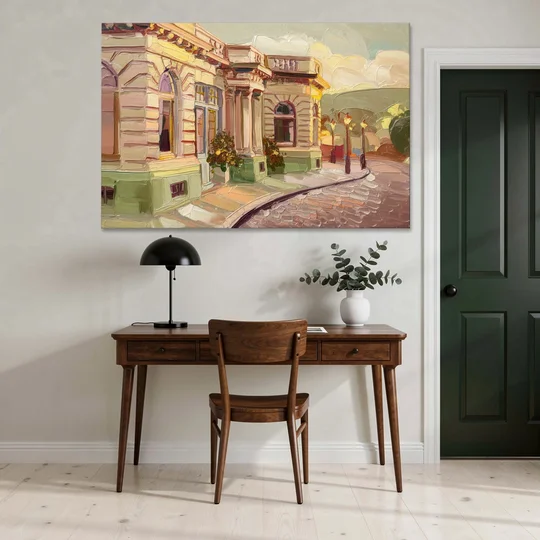 Dunedin Historic Architecture - Canvas Wall Art - Office - 60x40