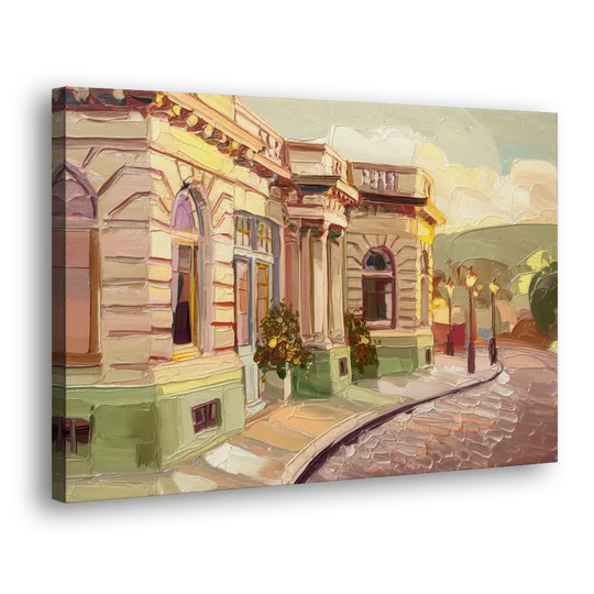 Dunedin Historic Architecture - Canvas Wall Art - Side