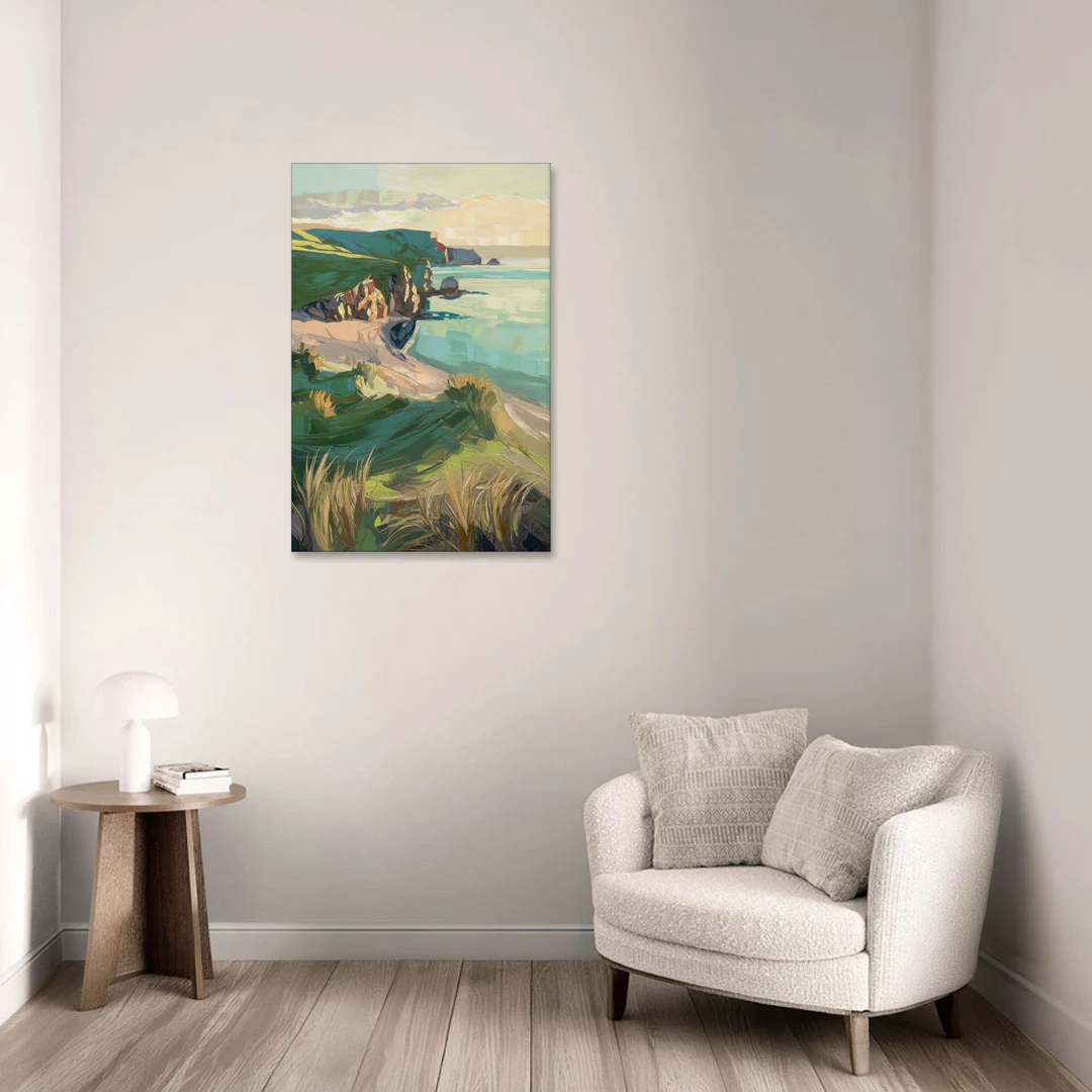 Dunedin Otago Peninsula - Canvas Wall Art - Sofa - 24x36