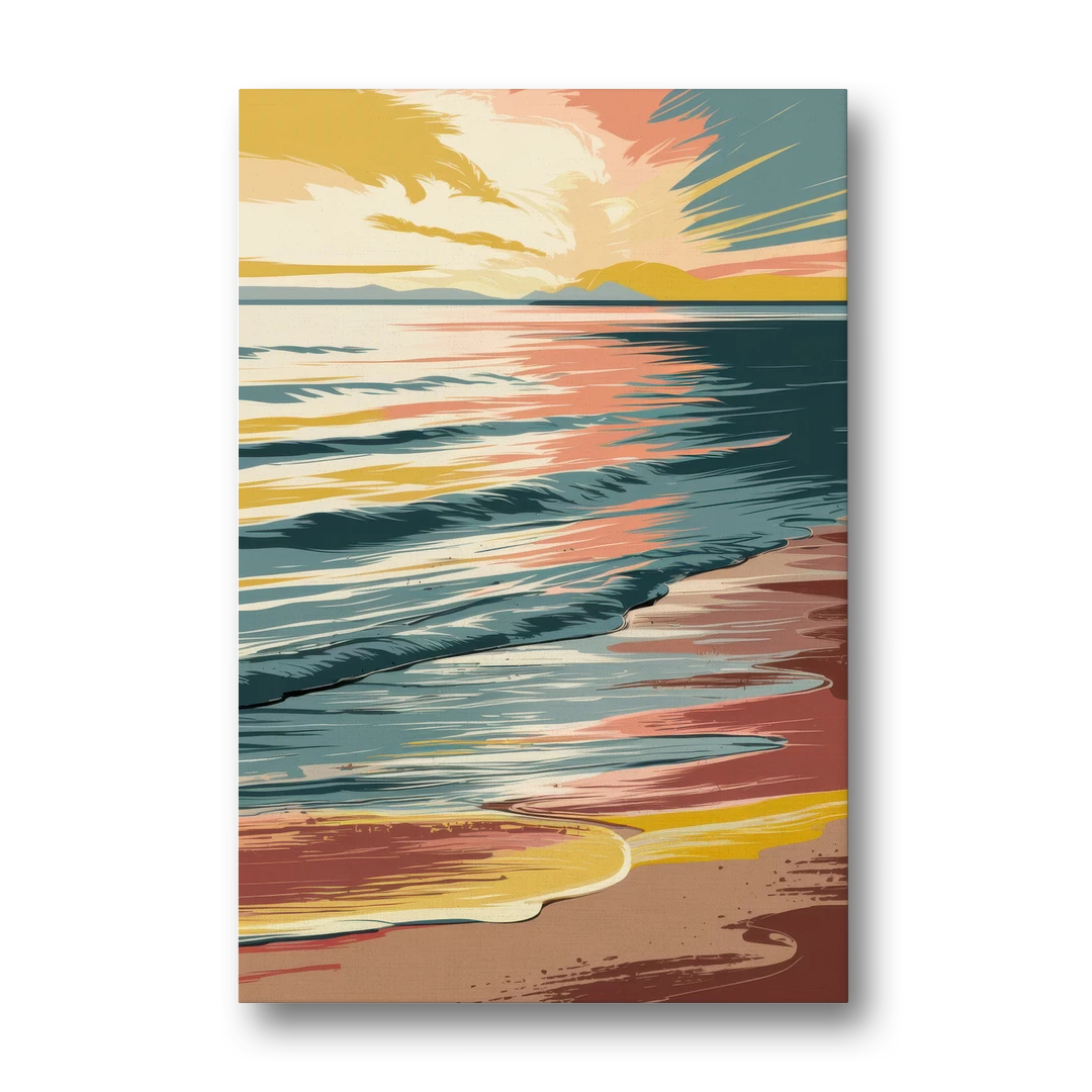Dunedin Sunset Over Water - Canvas Wall Art - Front